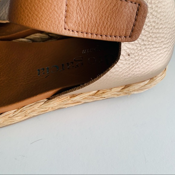 Pedro Garcia Jaida Metallic Leather Sandals - Picture 4 of 7